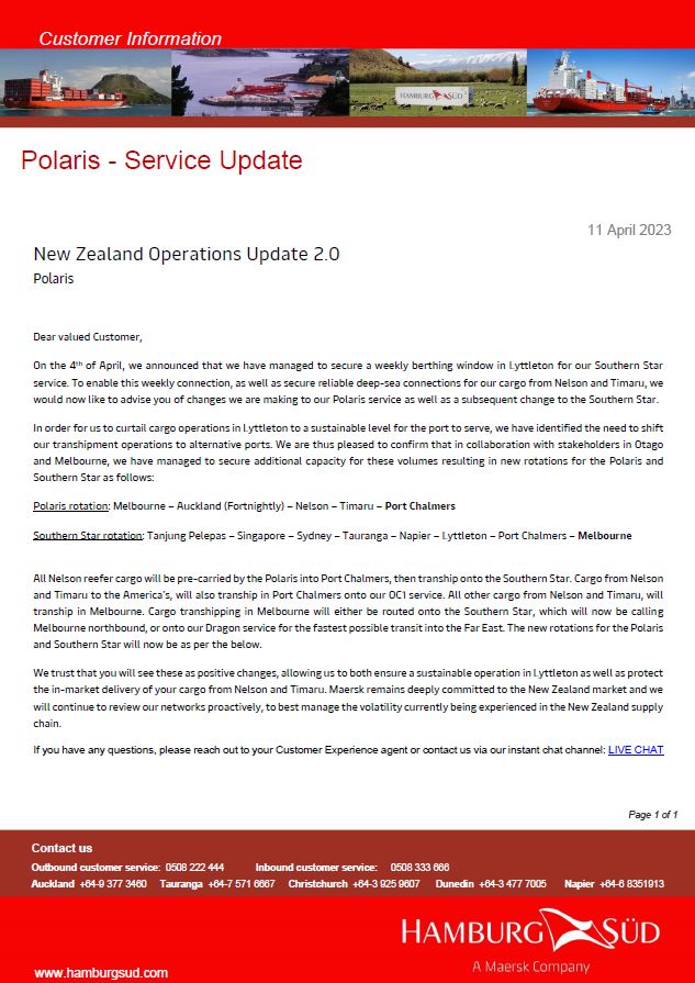 HSUD Polaris Service Update