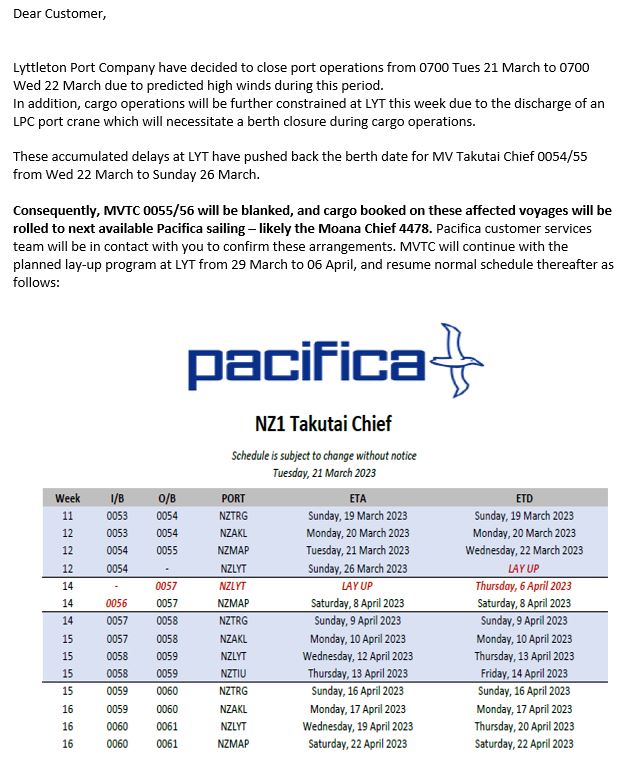 Pacifica Customer Advisory